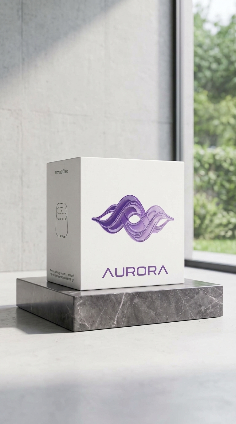 Aurora Aroma diffuser packaging